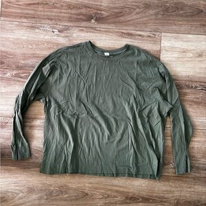Old Navy Olive Long Sleeve Tee